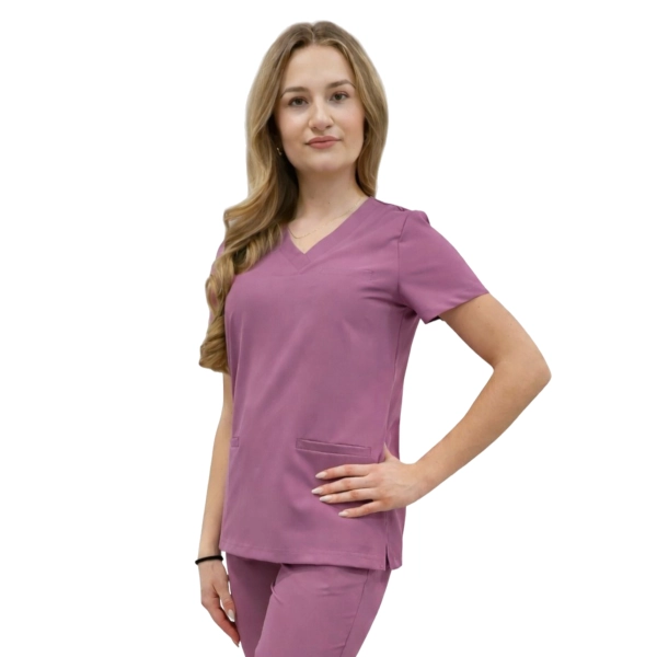 Bluza medyczna winogronowa basic premium roz. XS